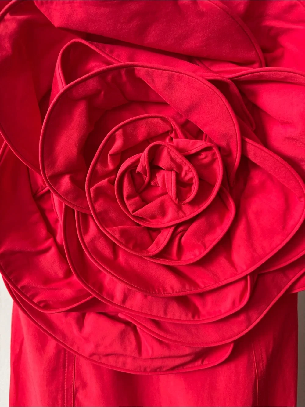 FARM Rio Red Floral Rosette Mini Dress - Picture 5 of 11